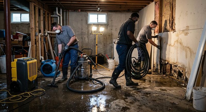 Basement Water Extraction in Santa Rosa, CA