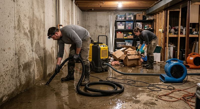 Basement Water Extraction in Gilbert, AZ