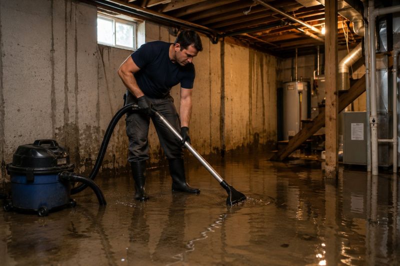Basement Water Mitigation in Wilmington, NC