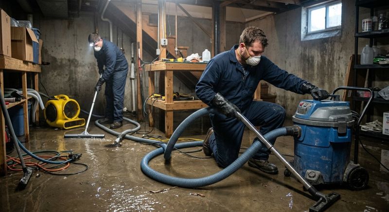 Basement Water Removal in Santa Rosa, CA