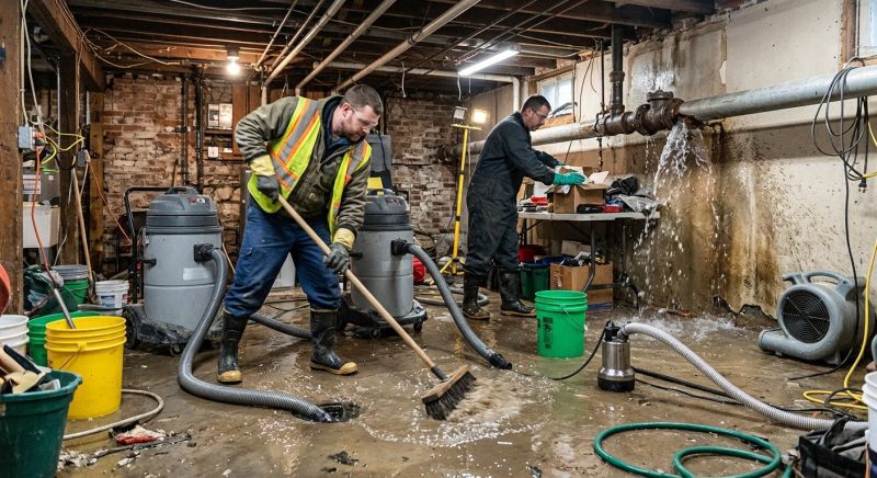 Burst Pipe Cleanup in Wilmington, NC