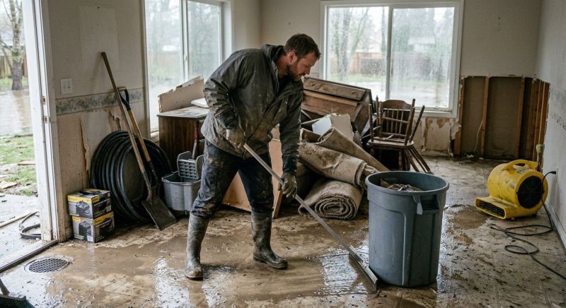 Flood Damage Cleanup in Mesa, AZ
