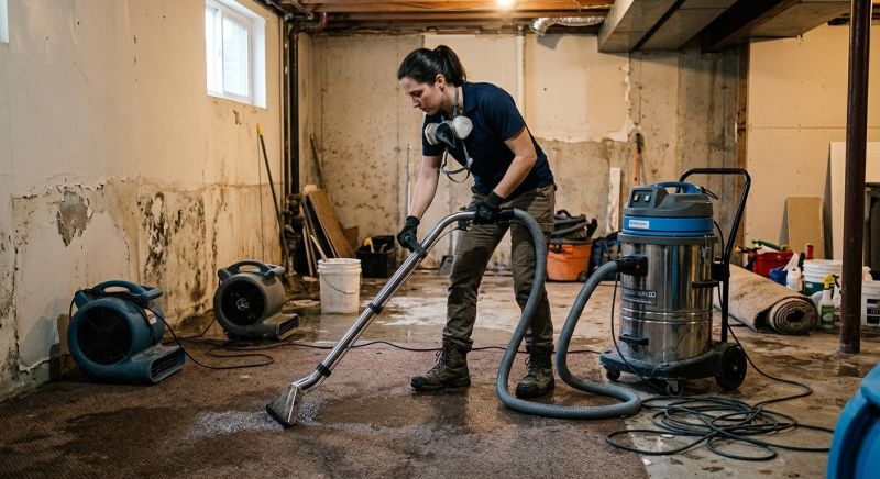 Flooded Basement Cleanup in Chandler, AZ