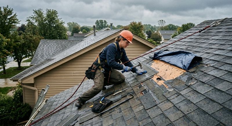 Roof Storm Damage Remediation in Overland Park, KS
