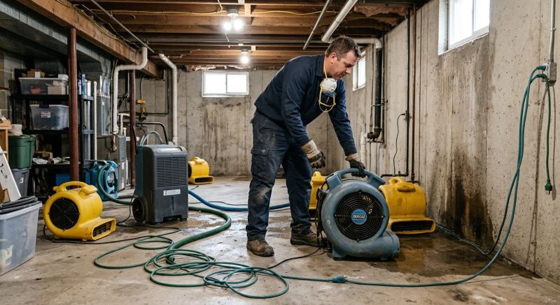 Basement Drying in Phoenix, AZ
