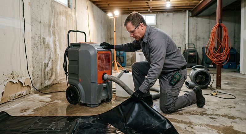 Basement Drying in Santa Rosa, CA