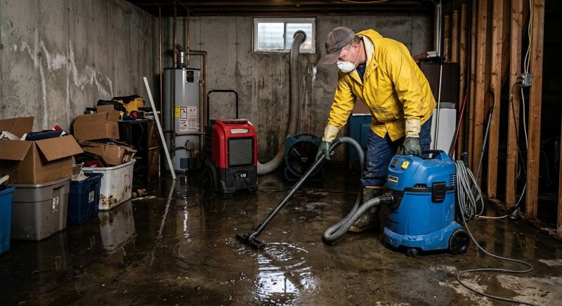 Basement Water Cleanup in Scottsdale, AZ