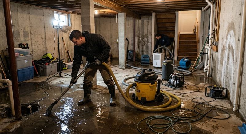 Basement Water Extraction in Santa Rosa, CA