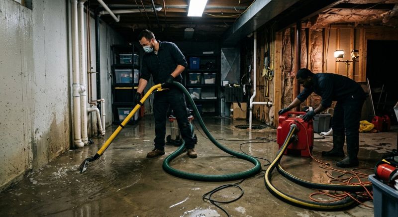 Basement Water Removal in Mesa, AZ