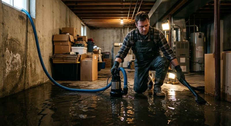 Basement Water Removal in Napa, CA