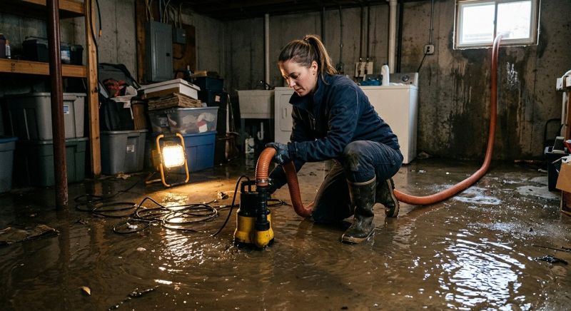 Basement Water Removal in Santa Rosa, CA