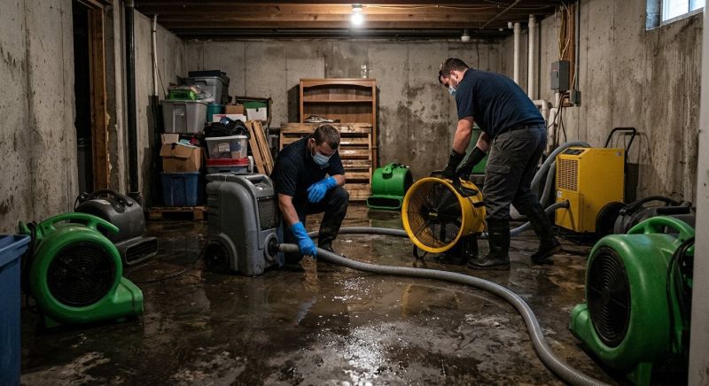 Basement Water Removal in Santa Rosa, CA