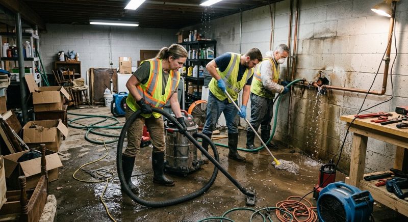 Burst Pipe Cleanup in Wilmington, NC