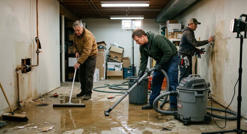 Burst Pipe Cleanup in Wilmington, NC