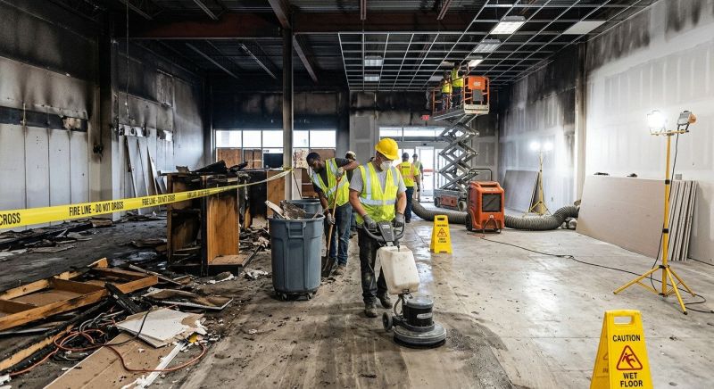 Commercial Fire Damage Repair in Chandler, AZ