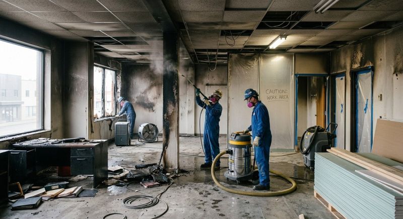 Commercial Fire Restoration in Gilbert, AZ