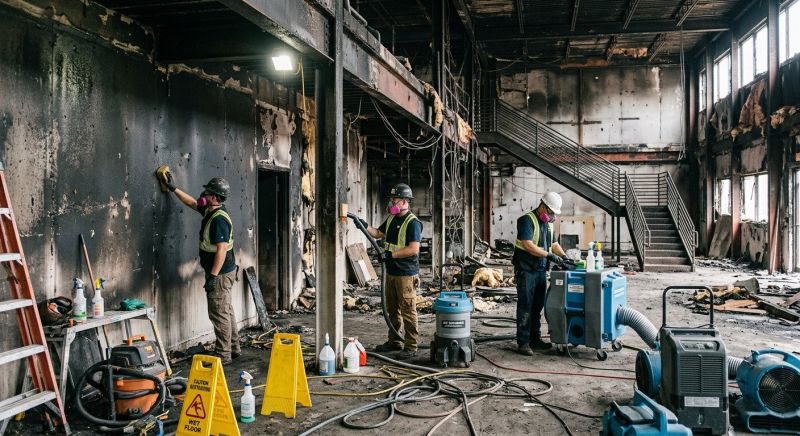 Commercial Fire Restoration in Scottsdale, AZ