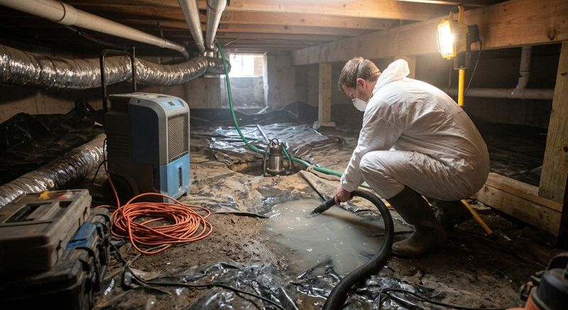 Crawl Space Water Remediation in Phoenix, AZ