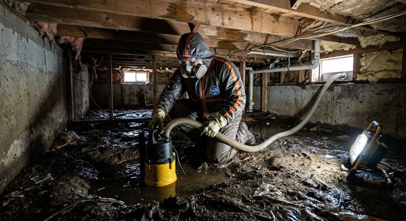 Crawlspace Water Removal in Mesa, AZ