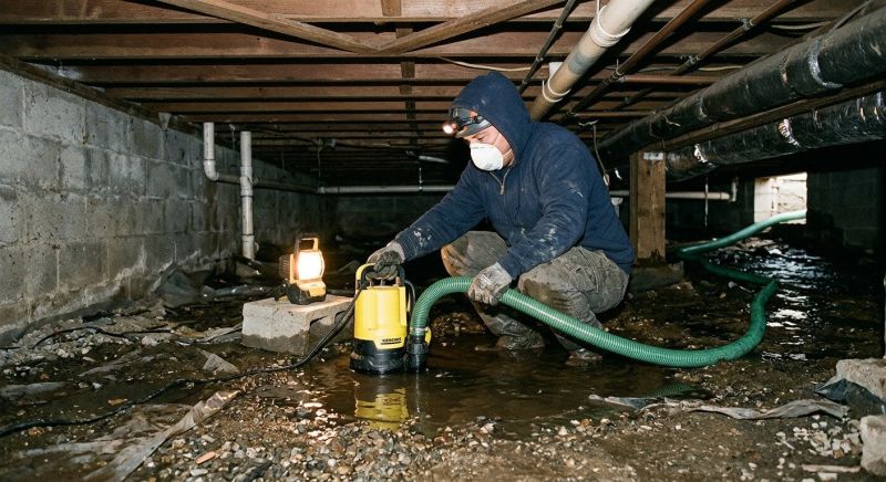 Crawlspace Water Removal in Santa Rosa, CA