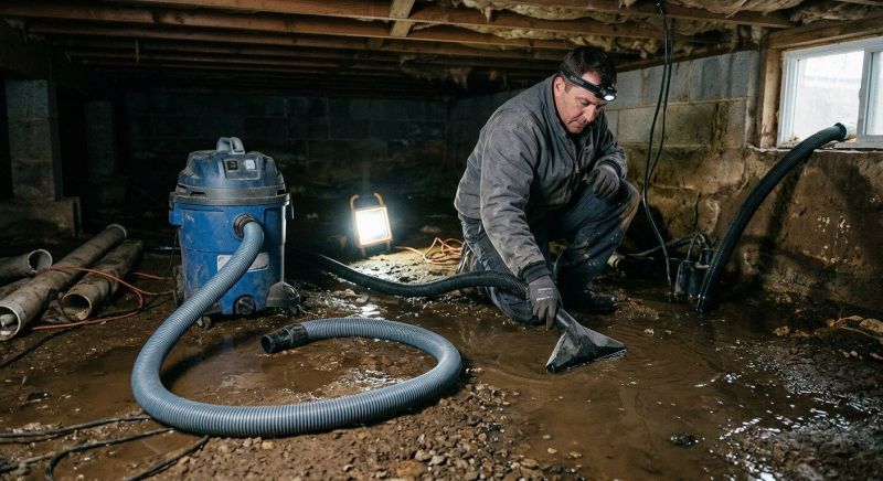 Crawlspace Water Removal in Scottsdale, AZ