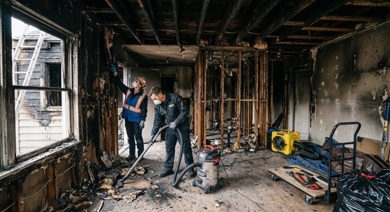 Fire Damage Cleanup in Phoenix, AZ
