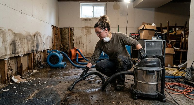 Flooded Basement Cleanup in Santa Rosa, CA