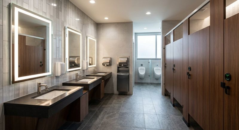 Industrial Bathroom Renovation in Denver County, CO