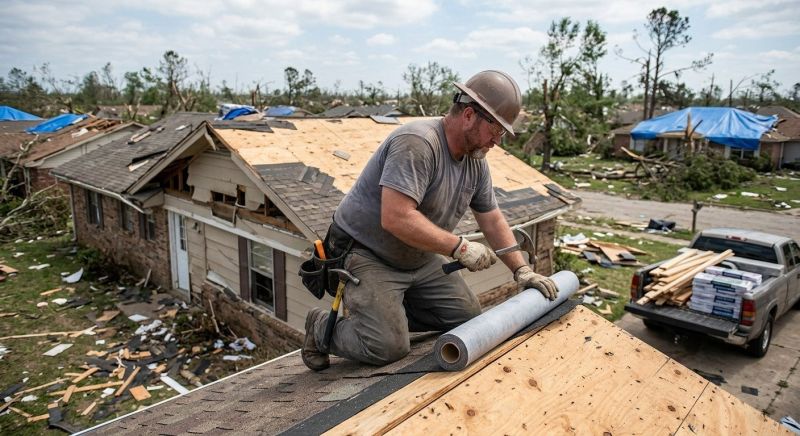 Roof Storm Damage Remediation in Overland Park, KS