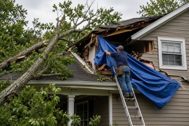Roof Storm Damage Remediation in Alpharetta, GA