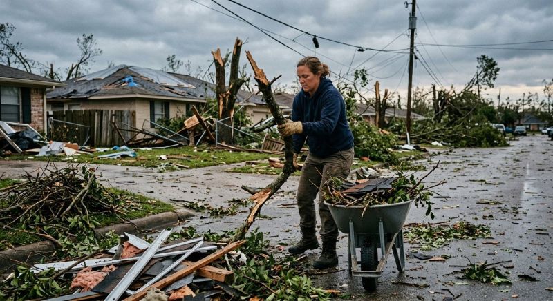 Storm Damage Cleanup in Mesa, AZ