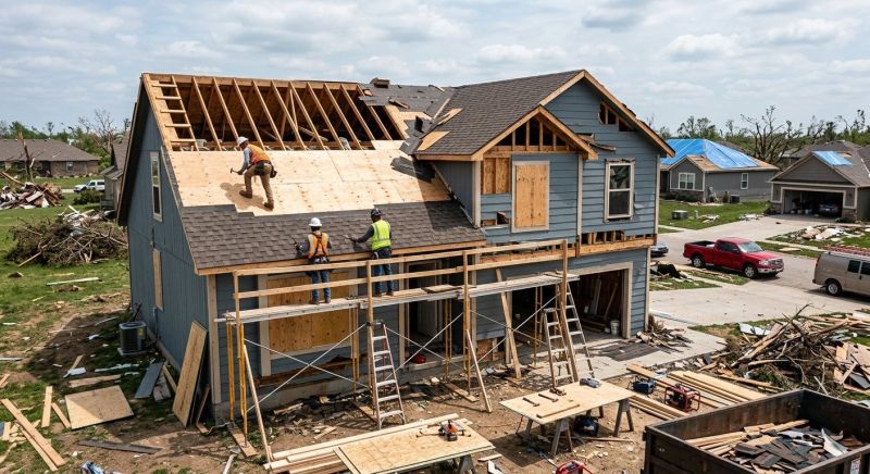 Tornado Damage Repair in Overland Park, KS