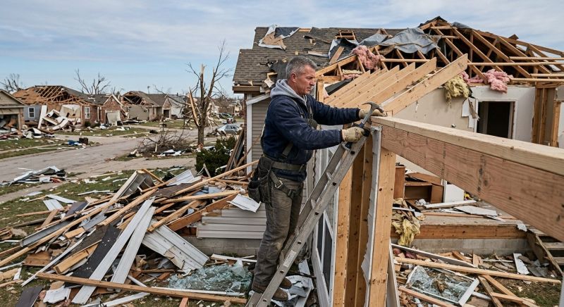 Tornado Damage Repair in Overland Park, KS
