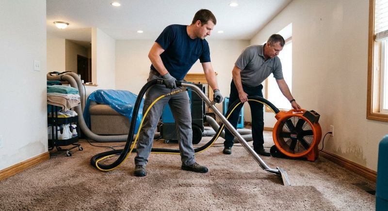 Wet Carpet Drying in Mesa, AZ
