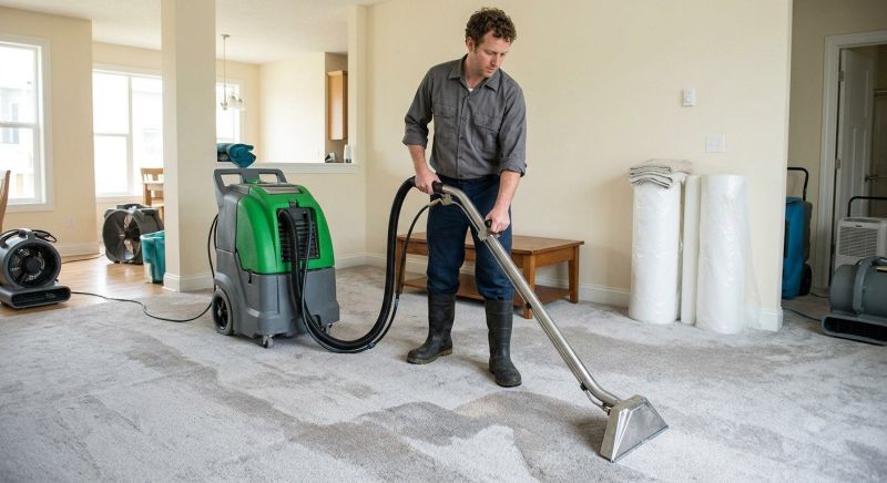 Wet Carpet Drying in Wilmington, NC